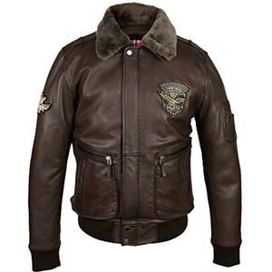 Elegante leren herenjas | Casual pilotenjack | Stijlvolle jas voor mannen