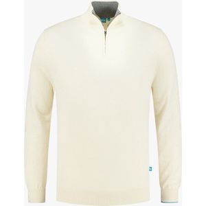 District Indigo Half-Zip Trui Offwhite (7.21.507.550 - 008)