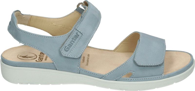 Ganter - 200123 Gina - Sportieve Sandalen - Lichtblauw - Dames - Leer