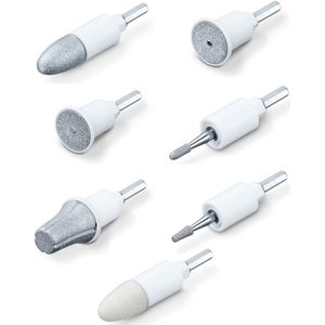 Vervangingsset voor Manicure en Pedicure - 7 Saffier en Vilt Opzetstukken voor Hand- en Voetverzorging