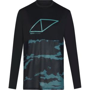 Protest Prtnotsar - Fietsshirt Heren - Lange mouwen - Ronde hals – True Black