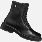 Geox - Swelen - Enkellaarsjes - Zwart - Leer