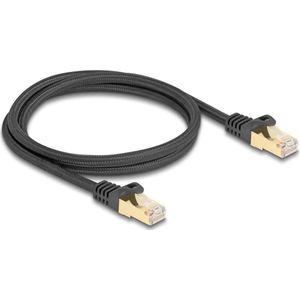 DeLOCK 80317 netwerkkabel Zwart 1 m Cat6a S/FTP (S-STP)