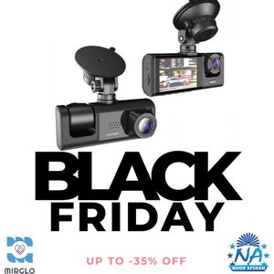 Black Friday – 35% Korting – Basoo 3-in-1 Lens Dashcam HD 1080P – Voor, Achter & Binnen Camera – Nachtzicht, G-Sensor, Parkeerbewaking, Loop Recording – Universele Car DVR Video Recorder