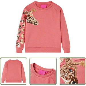 vidaXL Meisjestrui - Kindertrui - Kindertrui 92 oudroze - Roze Trui - Oudroze Trui - Kindermode