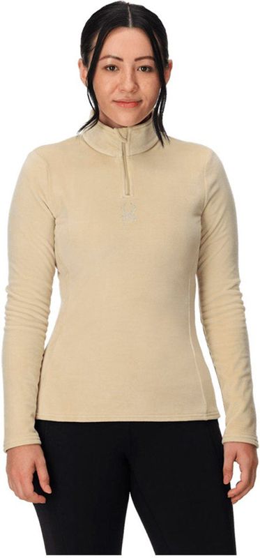 Spyder Shimmer Bug Fleece Met Halve Rits Beige XS Vrouw