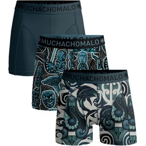Muchachomalo - Boxershort - Normale Lengte - Onderbroeken Heren - 3 Pack - 95% Katoen