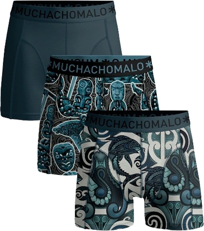 Muchachomalo - Boxershort - Normale Lengte - Onderbroeken Heren - 3 Pack - 95% Katoen
