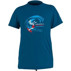 O'Neill - UV-shirt voor jongens met korte mouwen - O'Zone Sun - Donkerblauw4-116cm