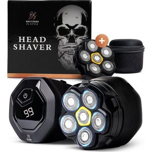 Skull Master - Scheerapparaat Mannen - +1 Magnetische Scheerkop - Head Shaver - Hoofd Scheerapparaat – Elektrische Shaver - Brothers in Style