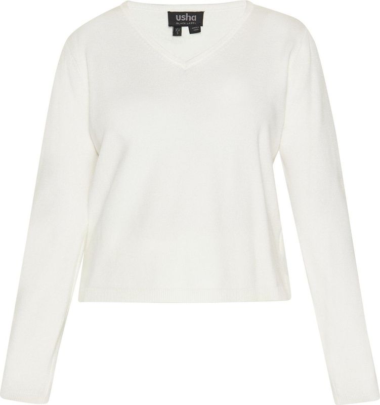 usha - Classic Collection - Sweater - Regular Fit - V-hals - Lange Mouwen