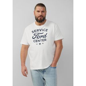 Ford T-shirt voor Heren met Authentieke Prints in Retrolook en Comfortabele Pasvorm