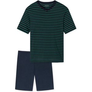 Schiesser – Essentials Nightwear - Pyjama – 179102 – Dark Green - 56