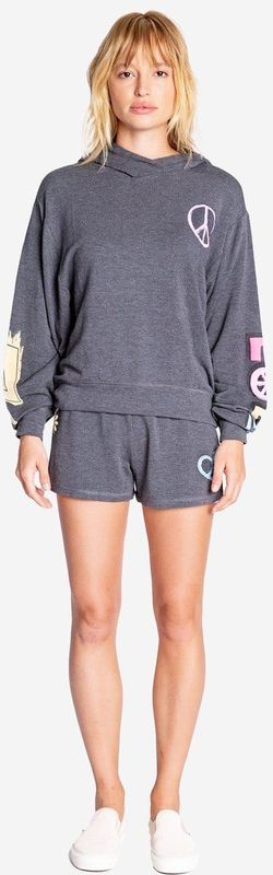 PJ Salvage - Pyjamabroek - Lichtblauw - Lichtgeel - Antraciet - Pink