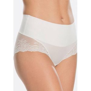 SPANX Undie-Tectable Lace Hi-Hipster - Kleur Powder (Wit) - Maat L