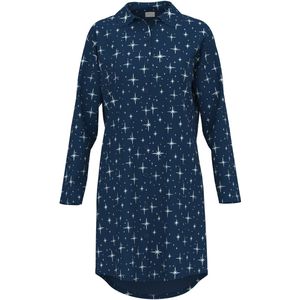 mey - Polar Sky - Lange Mouwen Nachthemd - Deep Marine