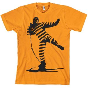 Hybris Prisoner Shot Out T-Shirt SH-1-15374-LFH2-4 Orange-S