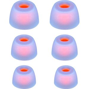 Somstyle Vervangende Oordopjes Set Geschikt Voor JBL Tune 230 NC TWS / T230NC - Maat S, M & L - Siliconen - 6 Stuks - Blauw