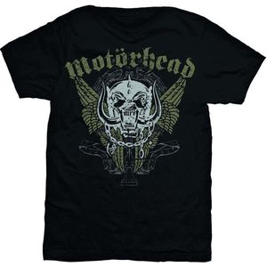 Motorhead - Wings Heren T-shirt - L - Zwart