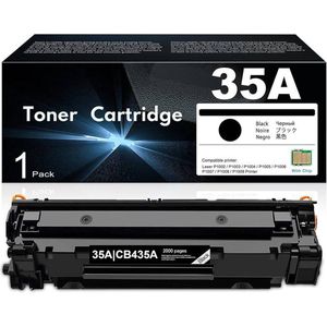 HP 35A 36A CB435A CB436A - Huismerk Toner - Zwart - 3000 Pagina's - Geschikt voor HP LaserJet M1120, M1500, P1005, P1500 Series en Canon I-Sensys LBP3010, LBP3100, LBP3250