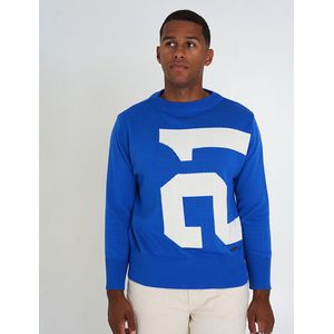 Nummer 21 Sweater - Blauw - Maat M - Heren Trui