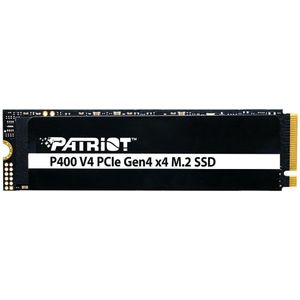 Patriot P400 V4 2TB - SSD - M.2 2280 - PCIe Gen4 x4 - 2 TB - NVMe 2.0 - Smart ECC - 640TBW - zwart