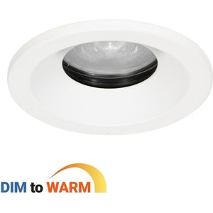 Ledmatters - Inbouwspot Wit - Dimbaar - 4.9 watt - 355 Lumen - 2200-2700 Kelvin - 2200-2700k - IP65 Badkamerverlichting