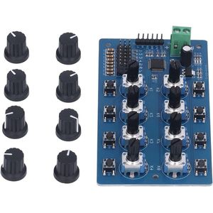 Servo Controller – 8-Weg Sturing, Precieze Knopbediening met LED Indicator, STM32 Stuurwiel, Plug en Speel Servo Motor Controller