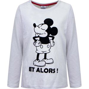 Mickey Mouse - Longsleeve - Grijs - 98cm - 3 jaar