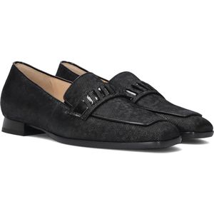 Hassia 300844 Loafers - Leer Instapper - Dames - Zwart - Maat 40