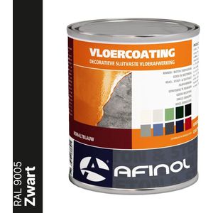 Afinol Vloercoating Zwart (RAL 9005) 750 ml