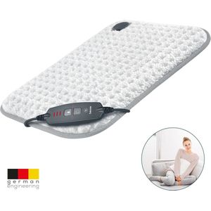 Beurer HK 43 Supercosy Elektrisch Warmtekussen – Superzacht Verwarmingskussen – 44x33 cm - 3 Warmtestanden – Snelle Opwarming – OEKO-TEX® 100 – Voor Rug, Nek, Schouders, Buik en Voeten – Wasbaar op 30 °C - 5 Jaar Garantie: exclusief bij Bol.com