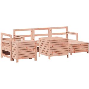 vidaXL Loungeset - Loungesets - Tuinset - Tuinbank - 7-delige Loungeset massief douglas vurenhout