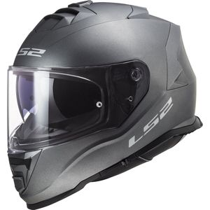 LS2 FF800 Storm II integraal helm solid mat titanium XS