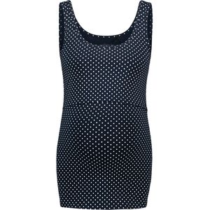 Noppies Voedings Pyjamatop Donkerblauw/Wit