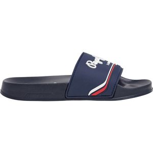 Pepe Jeans - SLIDER ORIGIN B - Teenslippers - Blauw