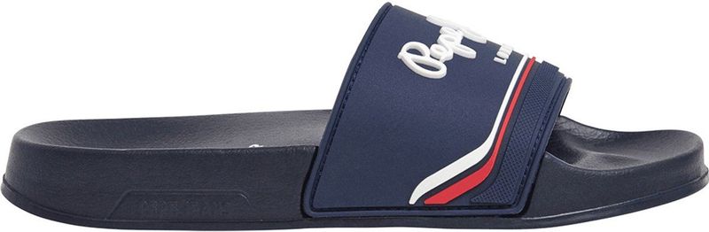 Pepe Jeans - SLIDER ORIGIN B - Teenslippers - Blauw