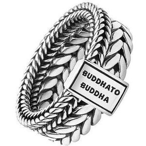 Buddha to Buddha Herren-Herrenring 925er Silber 57 Silber 32003775