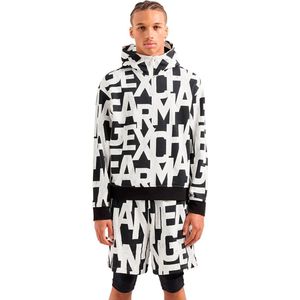 Armani Exchange 6dzmlb-zj4xz Sweatshirt Wit,Zwart XS Man