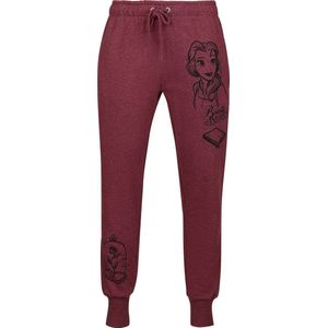 Disney Princess Belle Dames Trainingsbroek - gemêleerd rood - S