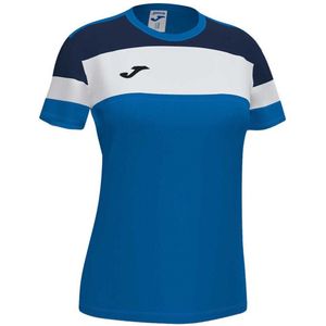 Joma - Crew IV - T-shirt - Blauw - Katoen - Korte Mouwen