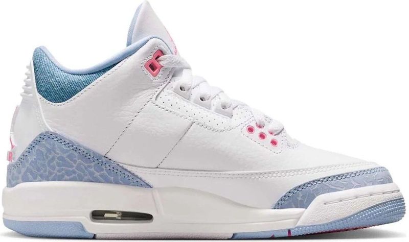 Jordan 3 Retro White Cobalt Bliss (GS) - Kinderen