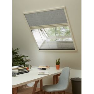 Bruynzeel Duo-plissé s500 81x101 wit