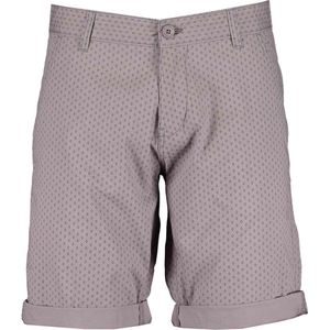 Blue Seven heren bermuda - bermuda chino model heren - grijs print - 343538 - maat M