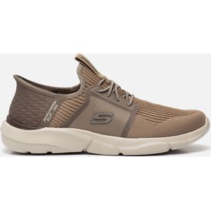 Skechers Ingram Brackett Sneakers taupe Textiel - Heren - Maat 45