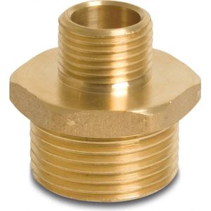BOSTA Nr. 245 - Messing verloopnippel 1x3/4