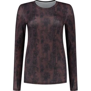 Röhnisch Eli Printed Longsleeve Outdoorshirt Vrouwen - Maat M