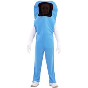 Kinderkostuum blauwe astronaut (105-121 cm) - maat M