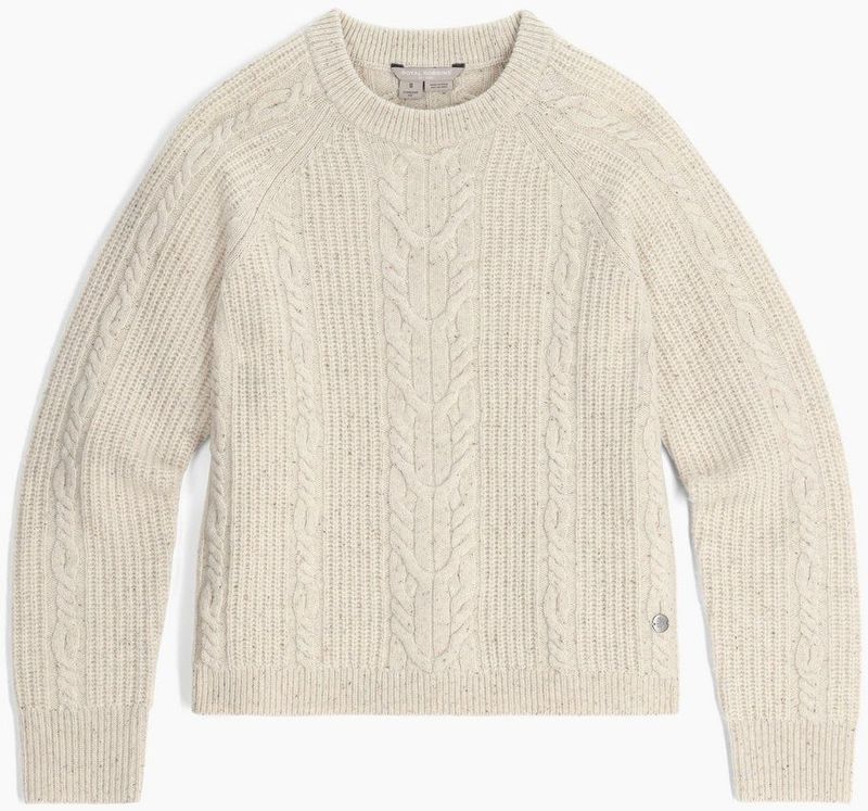 Royal Robbins - Rockcraft Cable Crew - Trui - Dames - Merinowol - Soapstone Heather