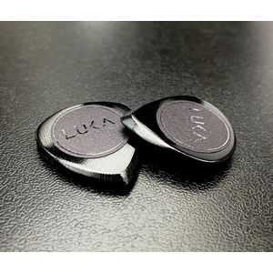 Luka Plectrums Zwart Canvas Micarta plectrum 4.30 mm